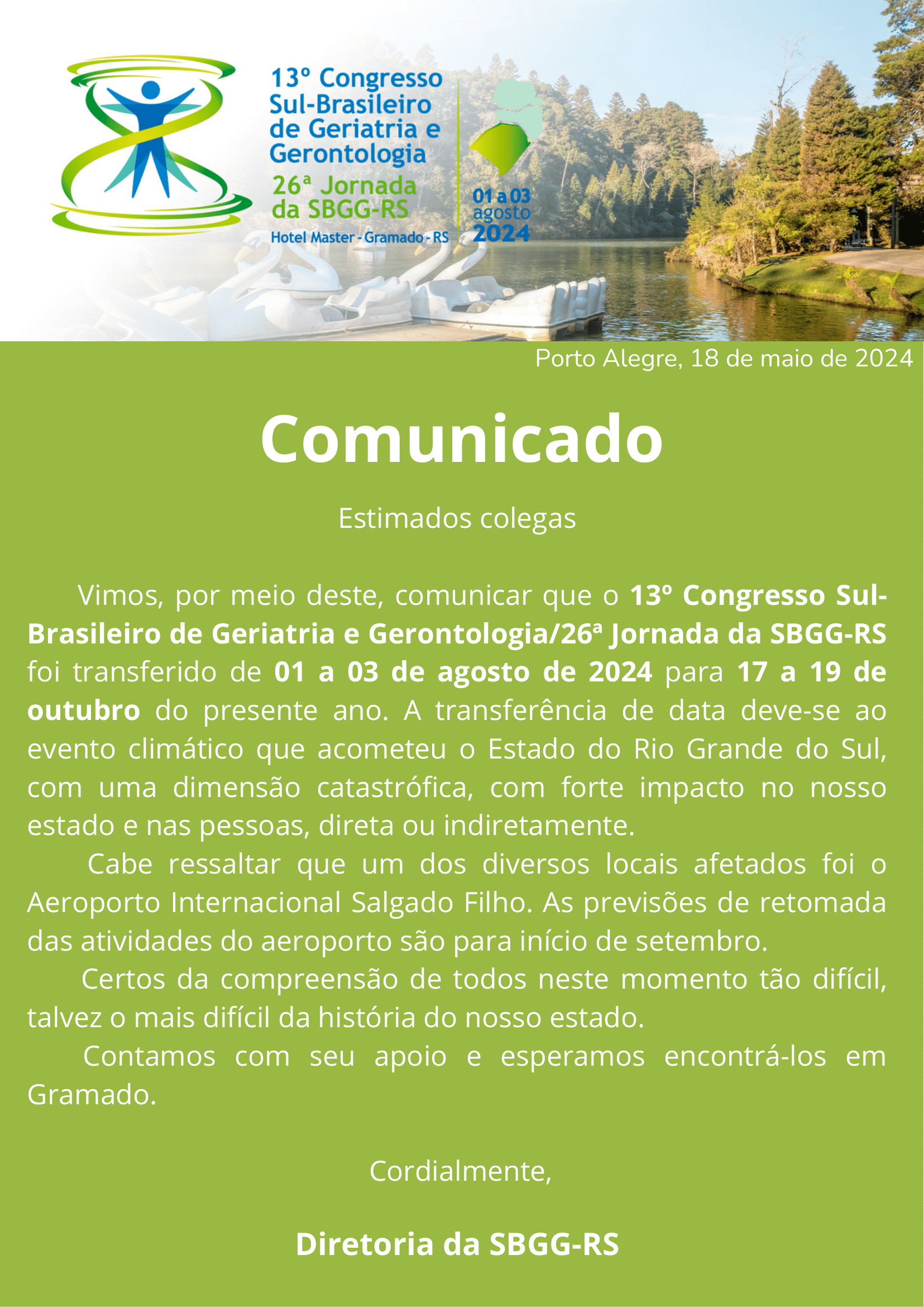 Comunicado CSBFF transferencia de data